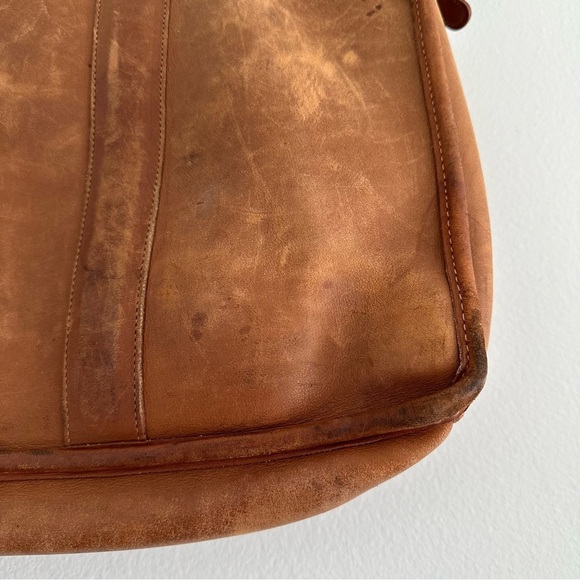 Vintage Coach Briefcase Handbag Brown Leather - Picture 12 of 16